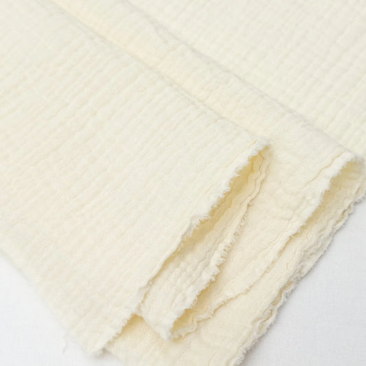Organic Cotton Double Gauze in Butter Yellow