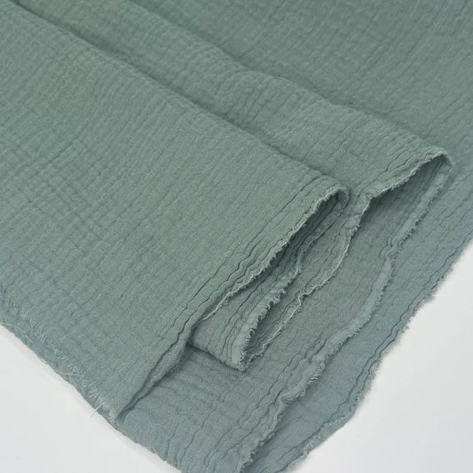 Organic Cotton Double Gauze in Sage