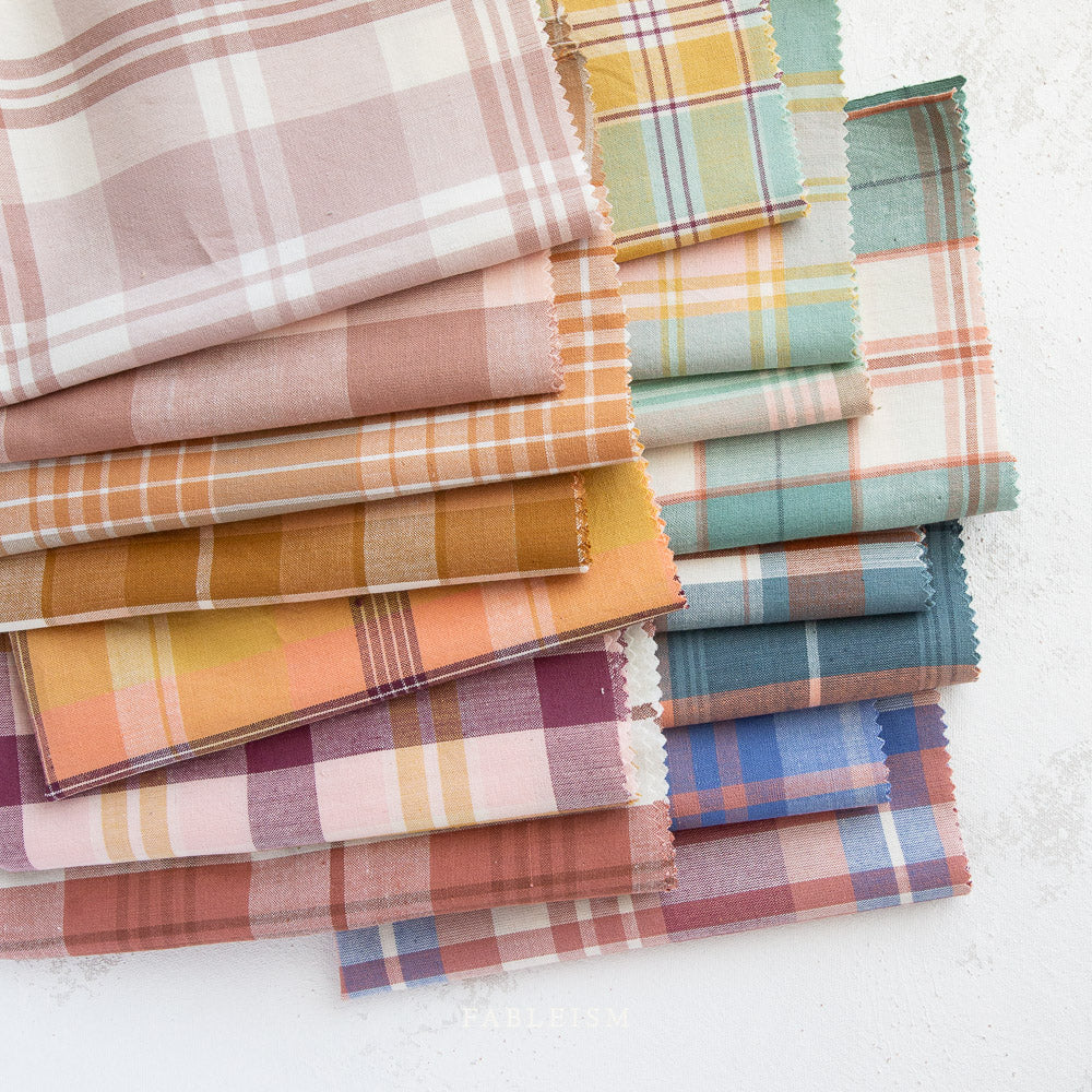 Arcade Plaid Woven in Soft Rose