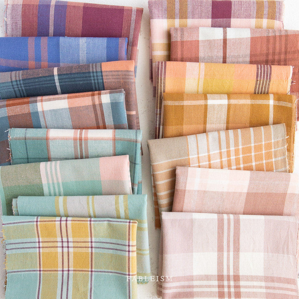 Arcade Plaid Woven in Soft Rose