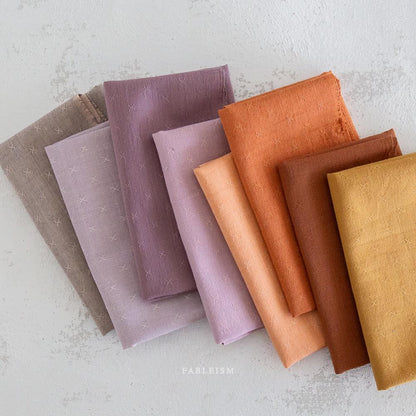 Subtle Texture Lavendar Tea Fabric by Fableism | Wild Sprout Wovens sold by 1/2 yard | 100% Cotton woven fabric for quilting, clothes