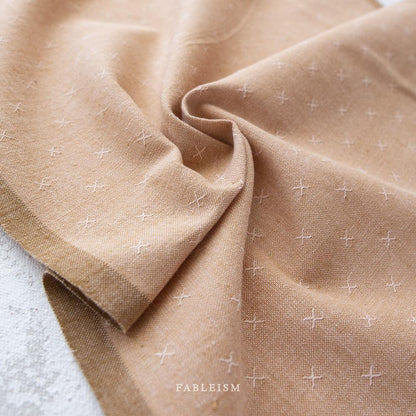 Subtle Texture Pan Dulce Fabric by Fableism Fabric | Wild Sprout Wovens sold by 1/2 yard | 100% Cotton woven fabric for quilting, clothes