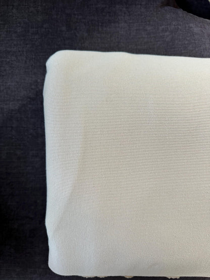 Pottery color organic cotton 2x1 rib knit sold by the half yard | Earthy stretch knit fabric for cuffs, bands, clothes and more!