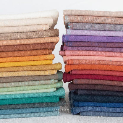 Watercolor Wovens Skyscape Fat Quarter Bundle | Fableism cotton bundle for quilting and sewing with 20 pieces, earthy colors
