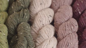 Woolstok Tweed Aran Yarn in Cactus Flower