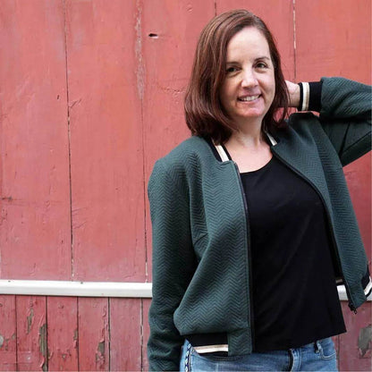 Amelia Bomber Jacket sewing pattern Wardrobe By Me