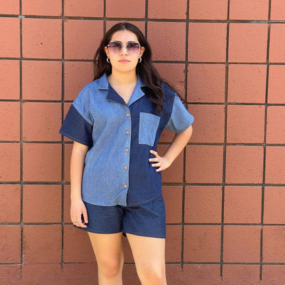 Camp Shirt and Shorts Sewing pattern Wardrobe By Me