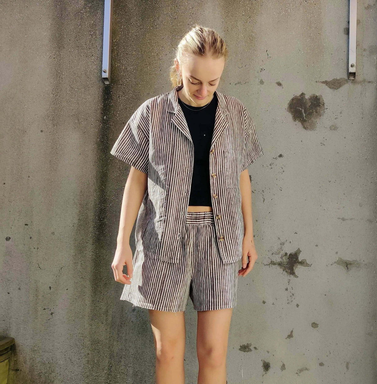 Camp Shirt and Shorts Sewing pattern Wardrobe By Me