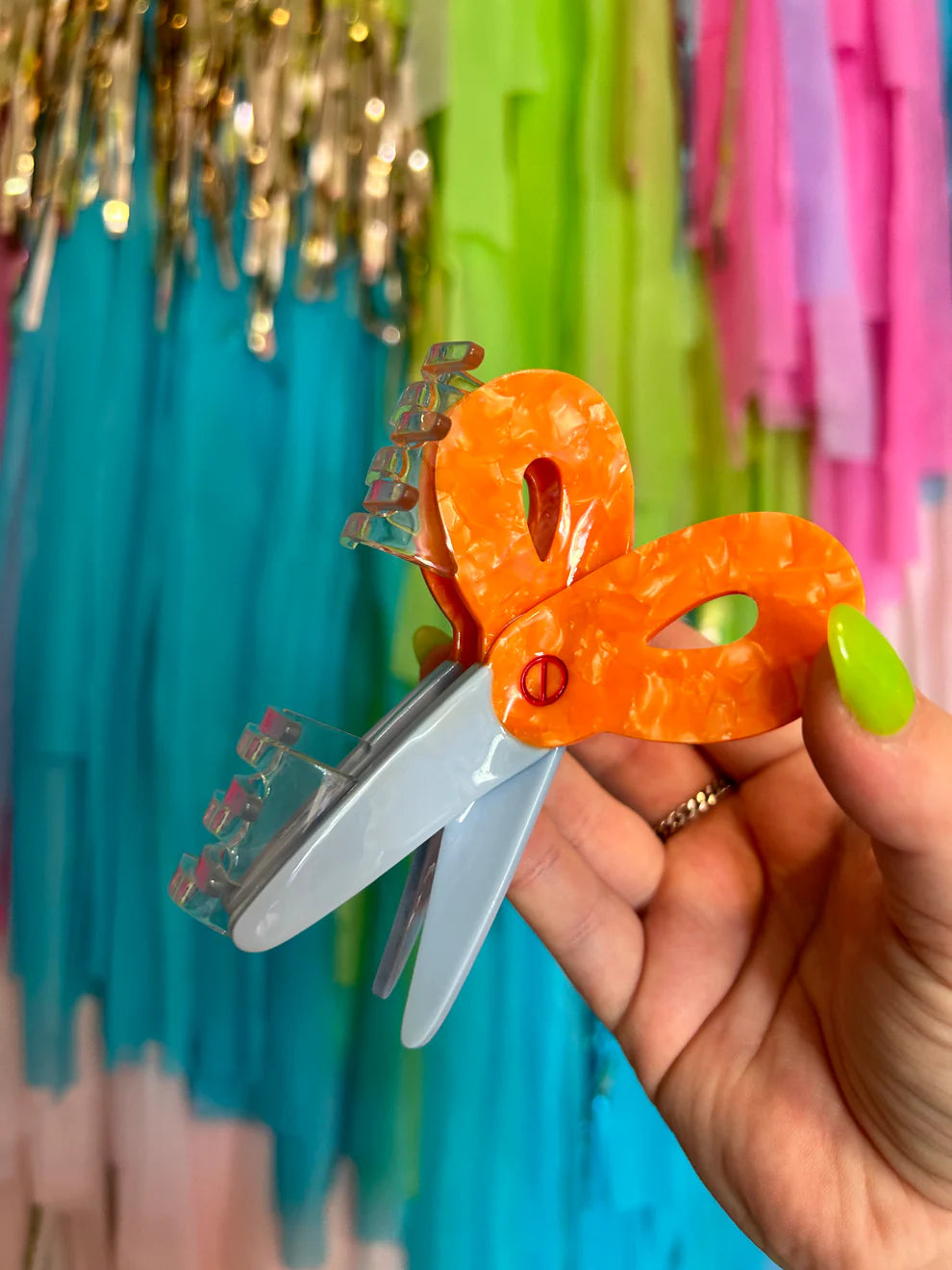 Scissors Claw Clip