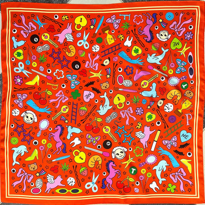 Trinket Treasures Silk Scarf
